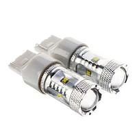 T20 7440 30W Cree 2100LM 6000K Cool White Light LED Bulb for Car (12-24V, 2 pcs)