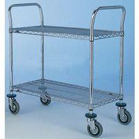 T2 1842NC - SUPER ERECTA TROLLEY 2 TIER CHROME