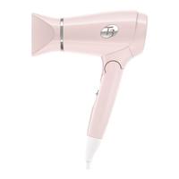 t3 featherweight mini compact hair dryer pink