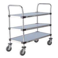 T3 1842FS - SUPER ERECTA TROLLEY 3 TIER STAINLESS STEEL