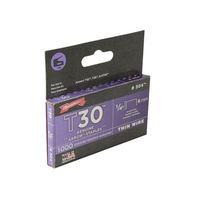 T30 Staples 6mm (1/4in) Box 1000