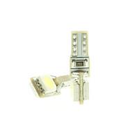 T5 0.5W 2x5050SMD LED Blue/White for Car Decorative / Instrument / Indicator Lamp (12V / 2-Piece)