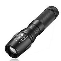 t6 high power zoom rechargeable super bright led outdoor riding flashl