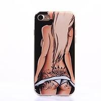 Tattoo Sexy Beauty Pattern TPU Protection Back Cover Case for iPhone 7/iPhone 7 Plus