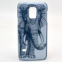 Tattoo Elephant Pattern Hard Case Cover for Samsung Galaxy S5 Mini SM-G800