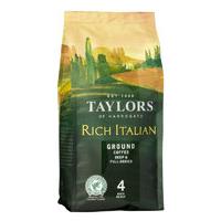 taylors rich italian ground coffee 227g
