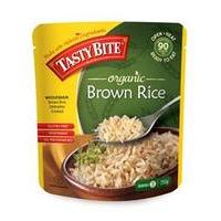 tasty bite organic brown rice 250g