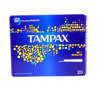 Tampax Tampons Applicator Regular 20 Pack