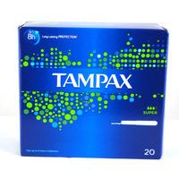 Tampax Tampons Applicator Super 20 Pack