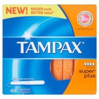 Tampax Super Plus 48 Tampons with Applicator