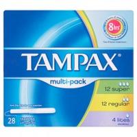 tampax multi pack 28 tampons with applicator