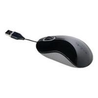 Targus Cord-Storing Mouse - Black/Grey