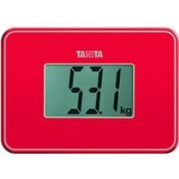 Tanita HD-386 Super Compact Multi Purpose Digital Weighing Scale Red