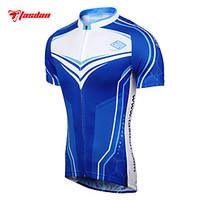 TASDAN Cycling Jersey Men\'s Short Sleeve Bike Jersey Tops Quick Dry Breathable Sweat-wicking 100% Polyester Summer Fall/Autumn