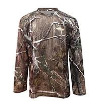 TA1-002A Bionic Camouflage Hunting Camouflage T-shirt Quick-Drying Long-sleeved Clothing Military Fans