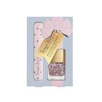 tanya burr mrs claus manicure pink glitter nail polish set