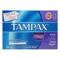 tampax lites tampons 20 tampons