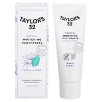 tayloramp39s 32 natural whitening toothpaste fennel ampamp mint 75ml