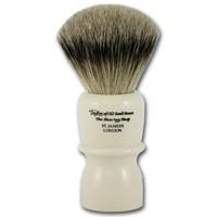 Taylor of Old Bond Street Silvertip Badger Hair Shaving Brush With Extra Large Imitation Ivory Handle