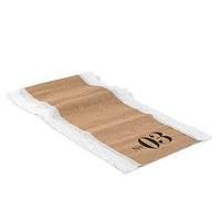 table number personalised burlap and lace table runner 120 30m long