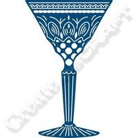 Tattered Lace Art Deco Classic Cocktail Glass Die 401608