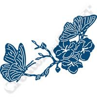 Tattered Lace Butterfly and Flowers Die 402678