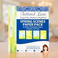 Tattered Lace Spring Printed Paper Pack A5 402546