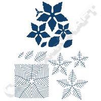 Tattered Lace Mega Poinsettia Die and Embossing Folder 377557