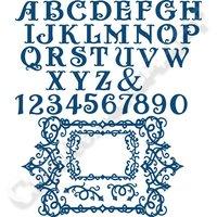Tattered Lace Illuminated Letters Die with Bonus Frame Die 404161