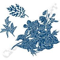 Tattered Lace Magical Midnight Botanical Watercolours Anniversary Bouquet Die with Complementary Die 404591