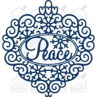 Tattered Lace Christmas Bauble Die - Peace 347310