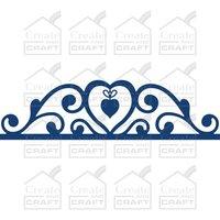 Tattered Lace Over The Edge Hanging Heart Die 349366