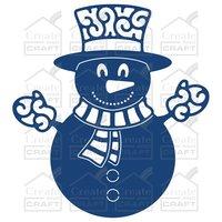 tattered lace little monsters die snowman 348233