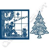Tattered Lace The Night Before Christmas with Delicate Christmas Tree Die 406547