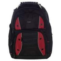 targus drifter 16 inch laptop backpack blackred