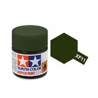 tamiya 10ml xf 11 j n green acrylic paint