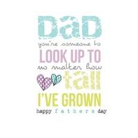 Tall | Father\'s Day card
