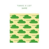 tanks a lot | personalised thankyou card