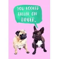 Taller On Tinder | Valentine\'s Card | JA1062