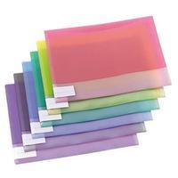 Tarifold T-Collection (A4) Polypropylene Landscape Presentation Folders (Assorted Colours) Pack of 12 Folders (511109)