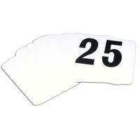 table number cards 1 25