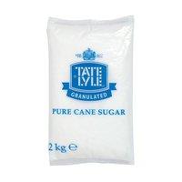 tate lyle granulated pure cane sugar bag 2kg