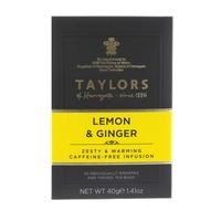 taylors lemongrass ginger 20 tagged teabags