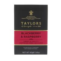 Taylors Blackberry & Raspberry 20 Tagged Teabags