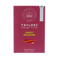 Taylors Sweet Rhubarb Tagged 20 Teabags