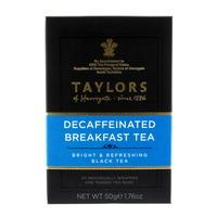 taylors decaffeinated breakfast 20 tagged teabags