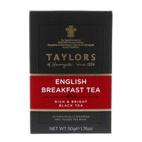 Taylors English Breakfast Tea 20 Tagged Teabags