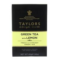 Taylors Green Tea with Lemon 20 Tagged Teabags