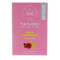 taylors rose lemonade 20 tagged tea bags