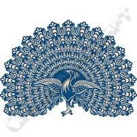 Tattered Lace Whitework Plumage Lacy Peacock Die 400098
